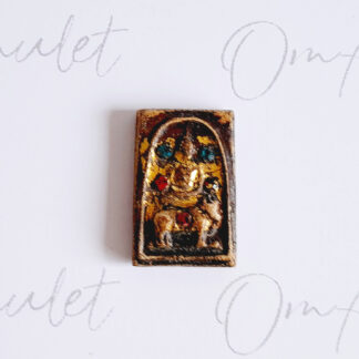 Ox Zodiac Phra Somdej Gem Gold Amulet