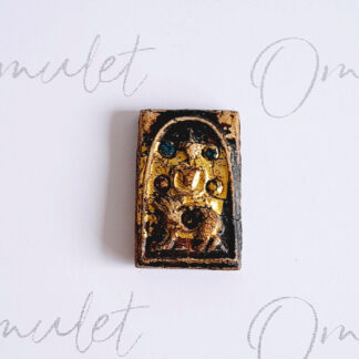 Goat Zodiac Phra Somdej Gem Gold Amulet