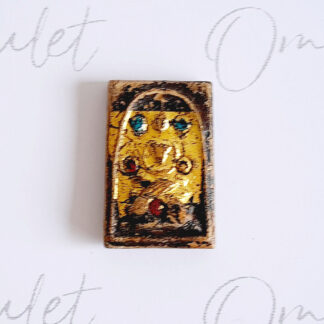 Rabbit Zodiac Phra Somdej Gem Gold Amulet