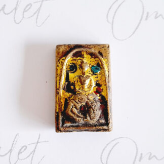 Monkey Zodiac Phra Somdej Gem Gold Amulet